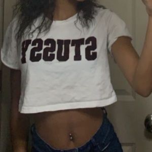 Stussy crop top